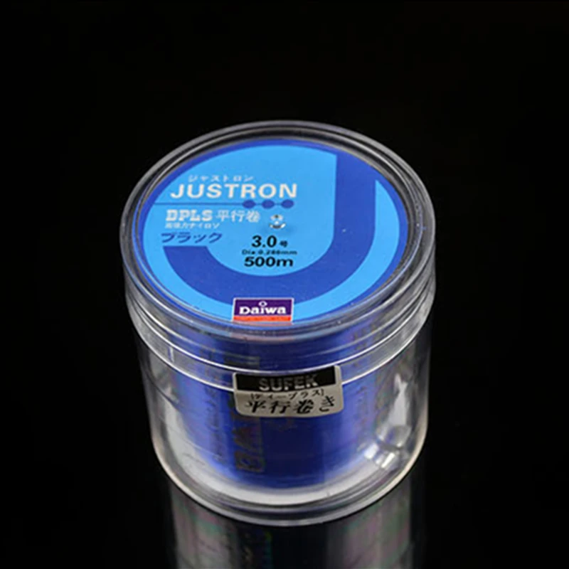 DAIWA 500M Fluorocarbon Japan Monofilament Nylon Fishing Line 10LB - 40LB Monofilament Carp fishing Main Line with Plastic Box