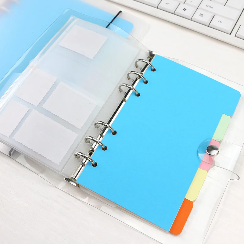 

5pcs New Bookmark Notebook Organizer Notebook Index Paper Separator Divider Pages Office Agenda Diary Loose Spiral Writing Books