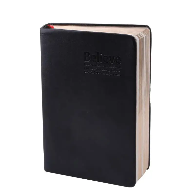 Vintage Thick Paper Notebook Notepad Leather Diary Book Journals Agenda Planner 