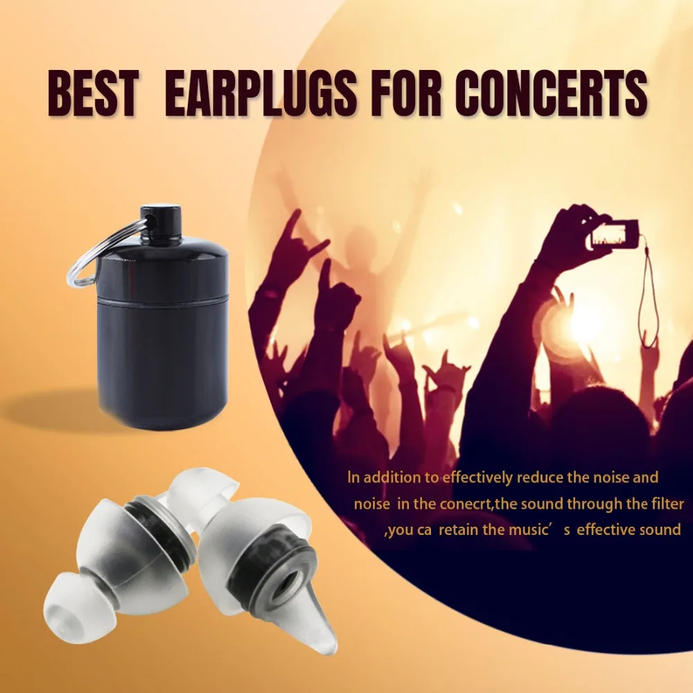 Earplugs Noise Reduction Music Earplugs Hearing Protection Reusable