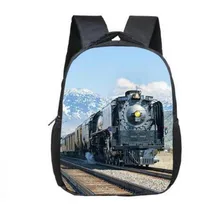 Обувь для мальчиков девочек детский сад сумка Детские школьные рюкзаки подарок 12 дюймов паровоз/поезд малыша Рюкзак Дети школьные ранцы