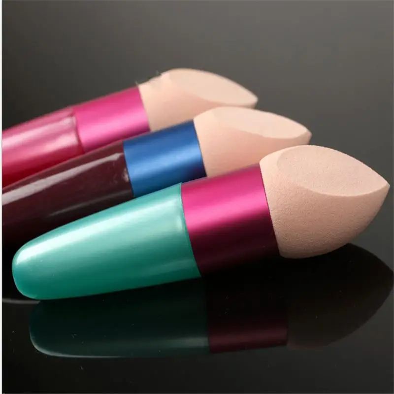  Makeup Foundation Sponge Blender Blending Cosmetic Puff Flawless Powder Smooth bullet Puff Beauty Makeup Tool 