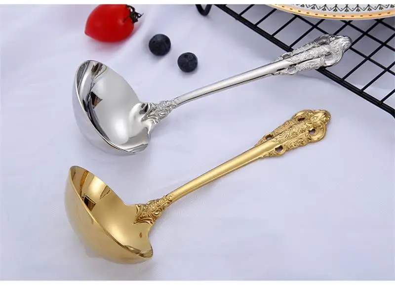 Vintage Western Gold Plated Cutlery (18)