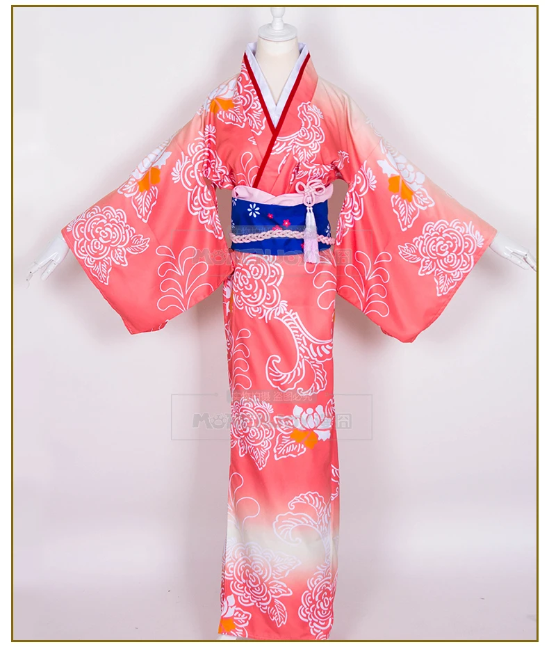 FGO Ryougi Косплей Shiki костюм судьба Grand для Кара не Kyoukai цветочное кимоно Yukata для косплэя из аниме Костюмы для косплея