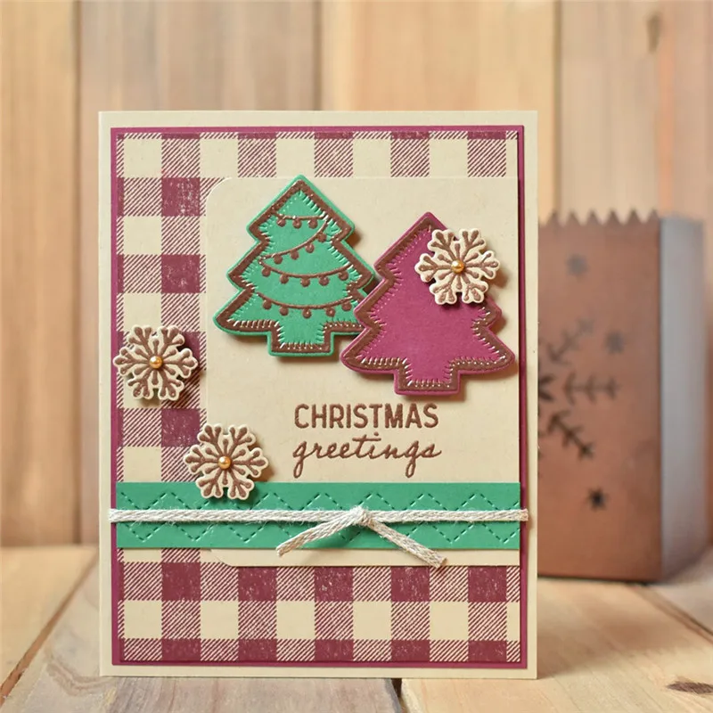 

InLoveArts 10PCS/lot DIY Crafts Die Christmas Tree Heart Metal Cutting Dies New 2019 Embossing Stencil Decoration Scrapbooking