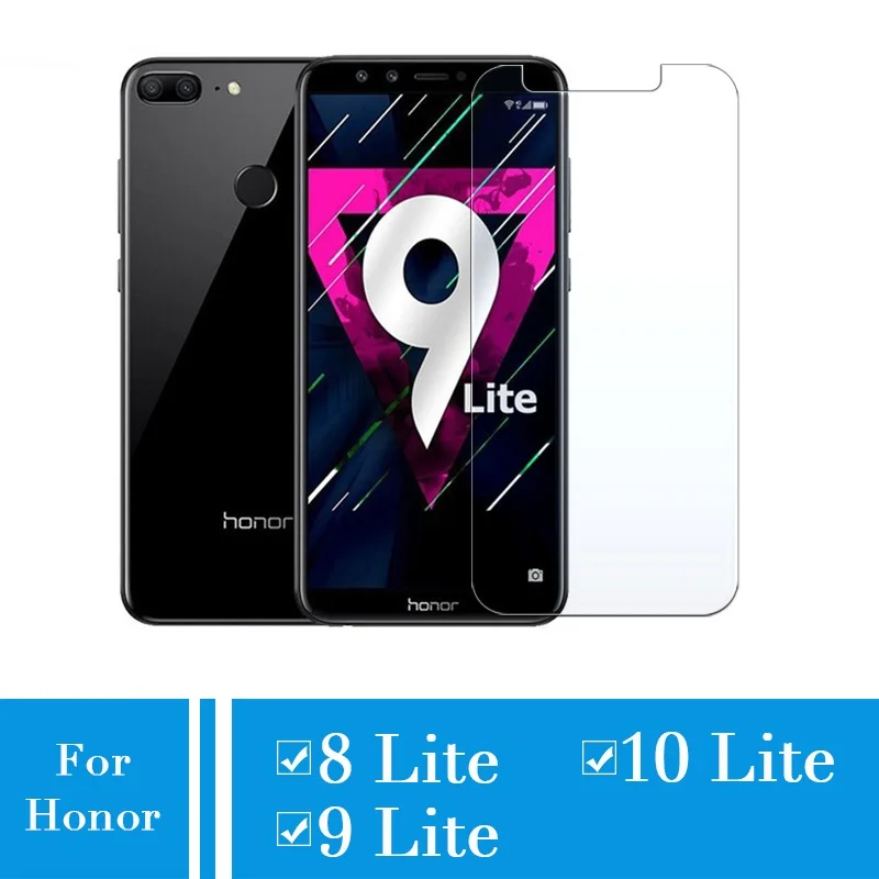 HereCase для 9H закаленное стекло huawei honor 9 8 10 lite Защитная пленка экрана 9lite 8lite