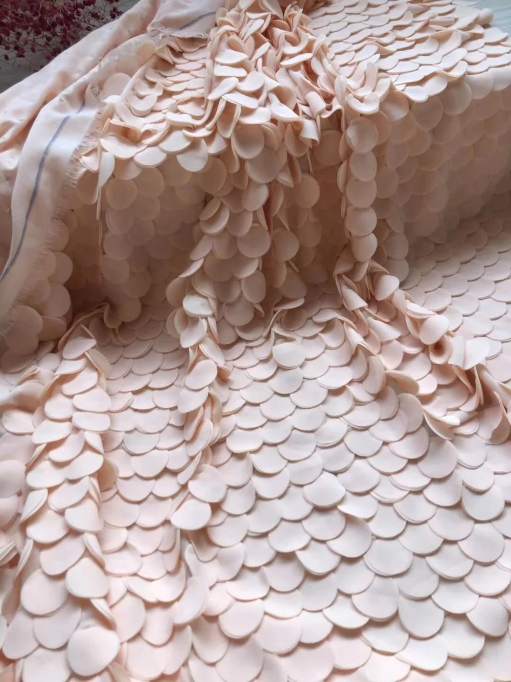 

round flower Embroidered Cord Lace Fabric BZL-1938 for bridal dress Nigerian french net Lace