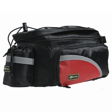 ROCKBROS Bike Bicycle Cycling Bag Rear Carrier Bag Dual Saddle Bags Pack Trunk Pannier Rain Cover