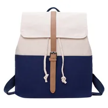 Студенческий женский рюкзак, школьная сумка для подростков, Студенческая холщовая Женская Ретро сумка на плечи, одноцветная прошитая Студенческая сумка, дорожная сумка