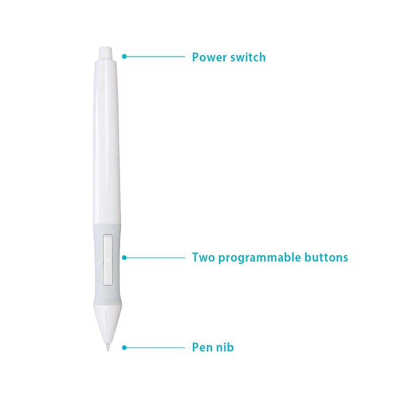 Huion Батарейная ручка P68 PEN68 цифровая Батарейная ручка стилус для графического рисования планшетов подходит для 420, H420, K56, H58l, 680S