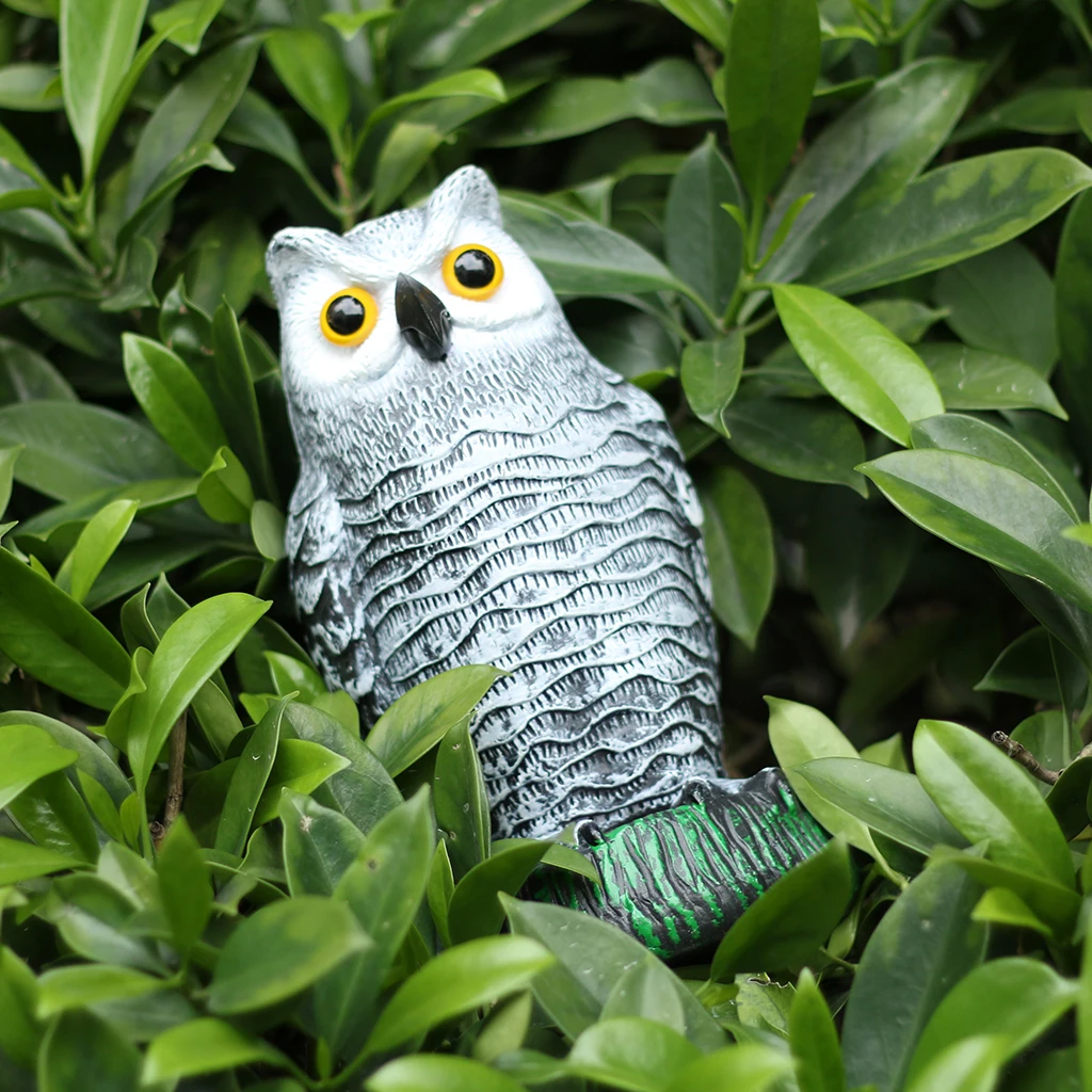 Realistic Decoy Birds  Simulation Feathered Pest Control Garden Scarer Scarecrow Anti Small Birds Rabbit Pest Control Protector