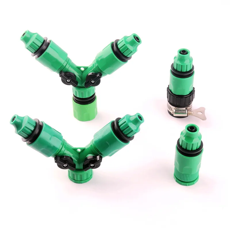 

Quick Connector Kit Garden Irrigation System Watering Kit Faucet to Micro Irrigation Hose 4/7mm 8/11mm Hose Coupling Package