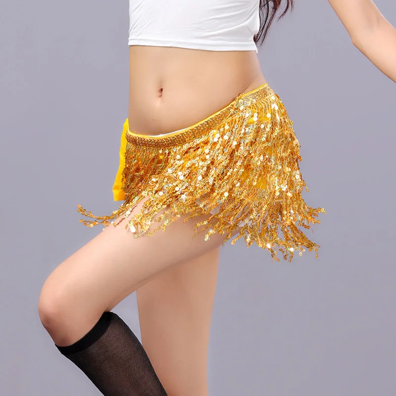 12 Colors Women Belly Dance Clothing Accessories Tassel Belts Belly Dance Hip Scarf Sequins Belt 12 Colors Women Belly Dance Clothing Accessories Tassel Belts Belly Dance Hip Scarf Sequins Belt