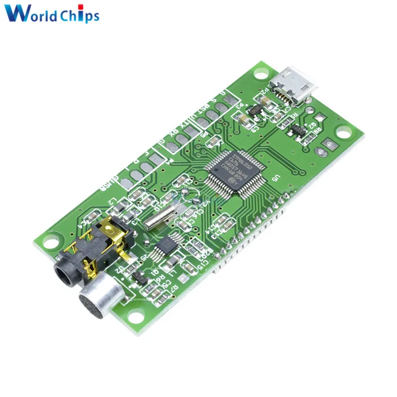 DSP PLL 87-108MHZ lcd FM Радио беспроводной микрофон стерео передатчик/модуль приемника Горячая Распродажа бренд