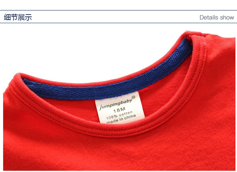 2017 New Boys Clothes Kids Summer Camiseta T-shirt Boys Clothing O-Neck Children Roupas Infantis Menino Baby Cotton T-Shirts 12