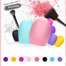

1pc Brush egg Cleaning Washing Makeup Tools Silicone Brush MakeUp egg Finger Glove Brush Cleaner Board Washing Cosmetic Cleaner