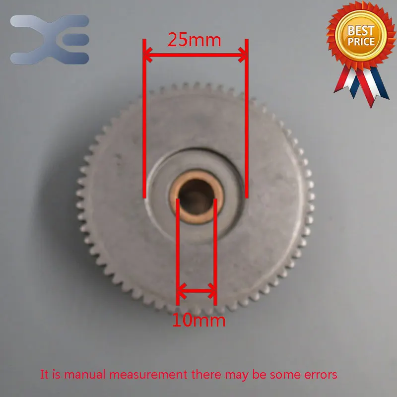2 шт/партия Высокое качество мясная Шестерня шлифовального станка Мясорубка железные зубья электрическая мясорубка аксессуары