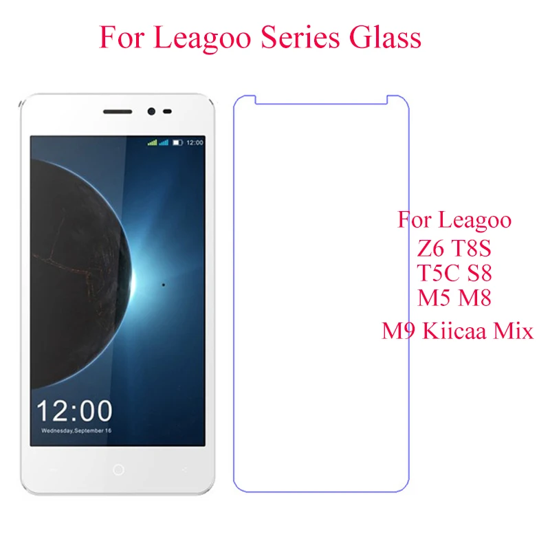 

Screen Protector for Leagoo Z5 Smartphone Tempered Glass For Leagoo Z6 T8S T5C S8 M5 M8 M9 Kiicaa Mix Protective Glass Film