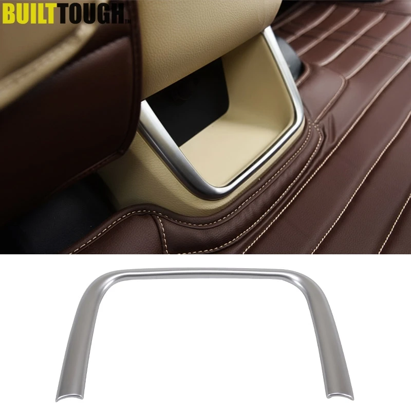 

For Toyota Highlander Kluger 2014 2015 2016 2017 2018 Chrome Rear Armrest Air Vent Cover Trim Outlet Molding Garnish Frame Bezel