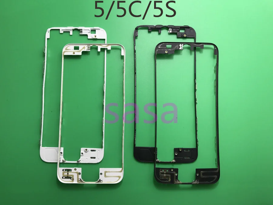 50pcs/lot Hot Glue Middle Frame for iPhone 5 5g 5c 5s Black white Mid