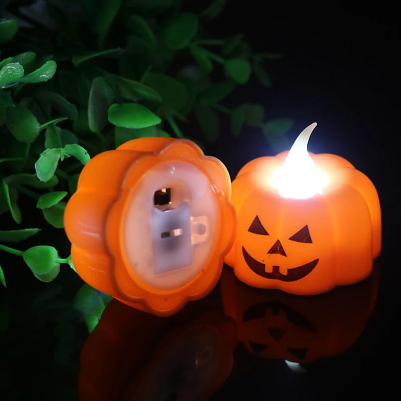 

Candle Lantern Pumpkin LED Indoor Candle Lamp Mini Lantern Light Halloween Party Decor Hogard OC22