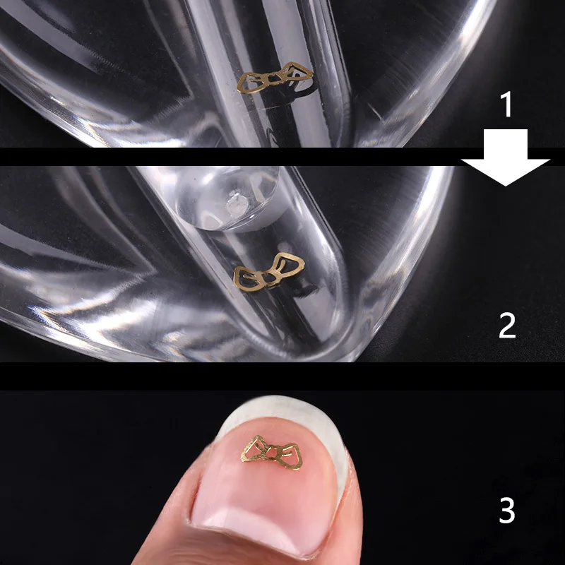 Инструменты для ногтей 1 Набор прозрачный жесткий пластик сердце острая ламинация формы для украшения ногтей инструменты с использованием декора гвозди шпильки JH492