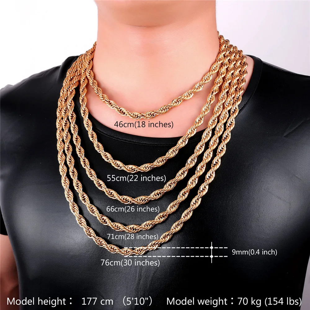 Starlord Rope Chain Necklace For Men 