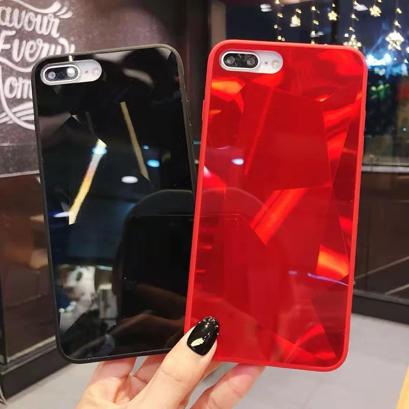 Модный чехол для телефона Pattrn iPhone 6 6S 7 8 Plus роскошный лазерный зеркальный XS Max XR X