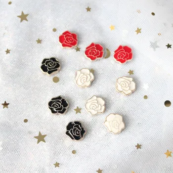 

10pcs/lot Acrylic rose flower Embelishment Hair Accessory DIY Craft Supplies