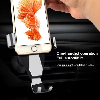 

Gravity Car Phone Air Vent Clip Mount Holder Cradle for Universal Smartphones M8617
