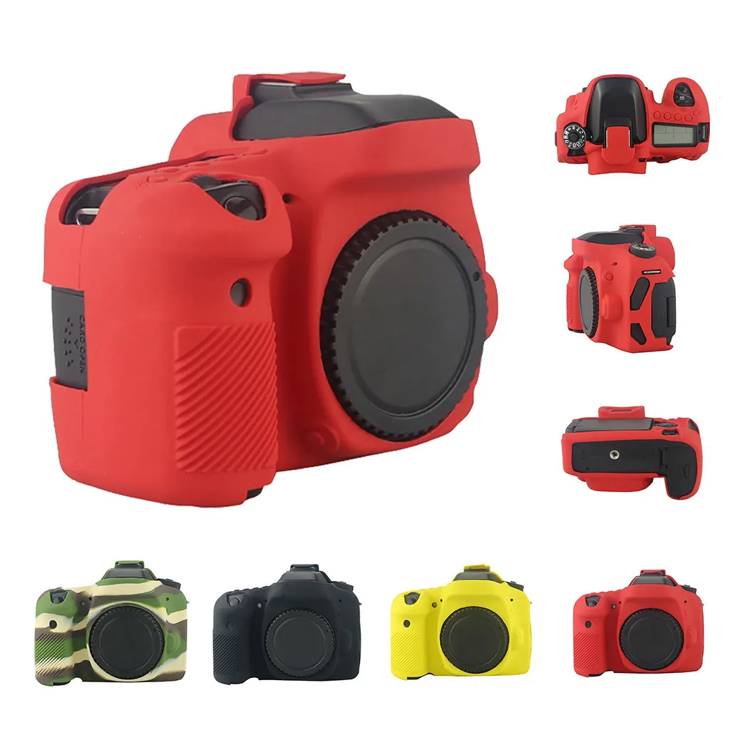 Мягкий резиновый силиконовый чехол Pele для корпуса Canon 80D амортизационный мешок для камеры
