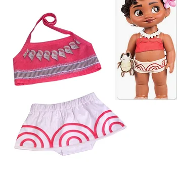 2018 New baby Girls bikini children swim-wear Toddler girls bathing suits swimming Clothes Kid girl Moana Vaiana beachwear dress 1