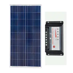 Solarpanel 12 V 150 W Солнечное зарядное устройство Контроллер заряда 12 v/24 v 30A Rv Лодка Караван морская яхта моторный дом автомобиль кемпинг