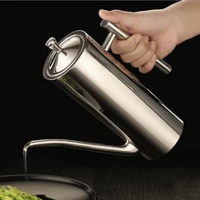 Масло может 304 нержавеющая сталь бутылка масла дома соевый соус хранения бутылочка для заправки бутылка для уксуса масло кухня утечки proo банок