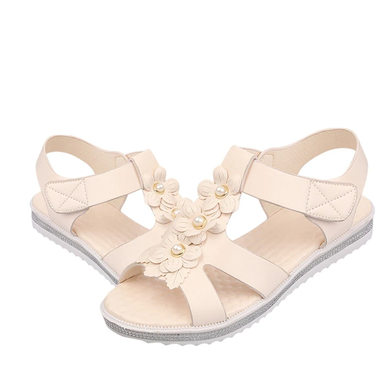 Новинка богемные женские сандалии BeautyFeet босоножки на платформе с бусинами