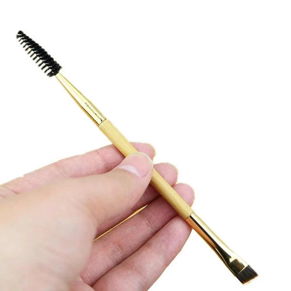 

1PC New Double End Eyebrow Eyelash Brushes Eyeliner Eye Liner Mascara Wands Makeup Cosmetic Tools Hot