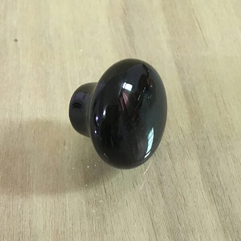 Candy Color Ceramic Round Pull Handle Cabinet Drawer Knob Home Kitchen Decor 1pc