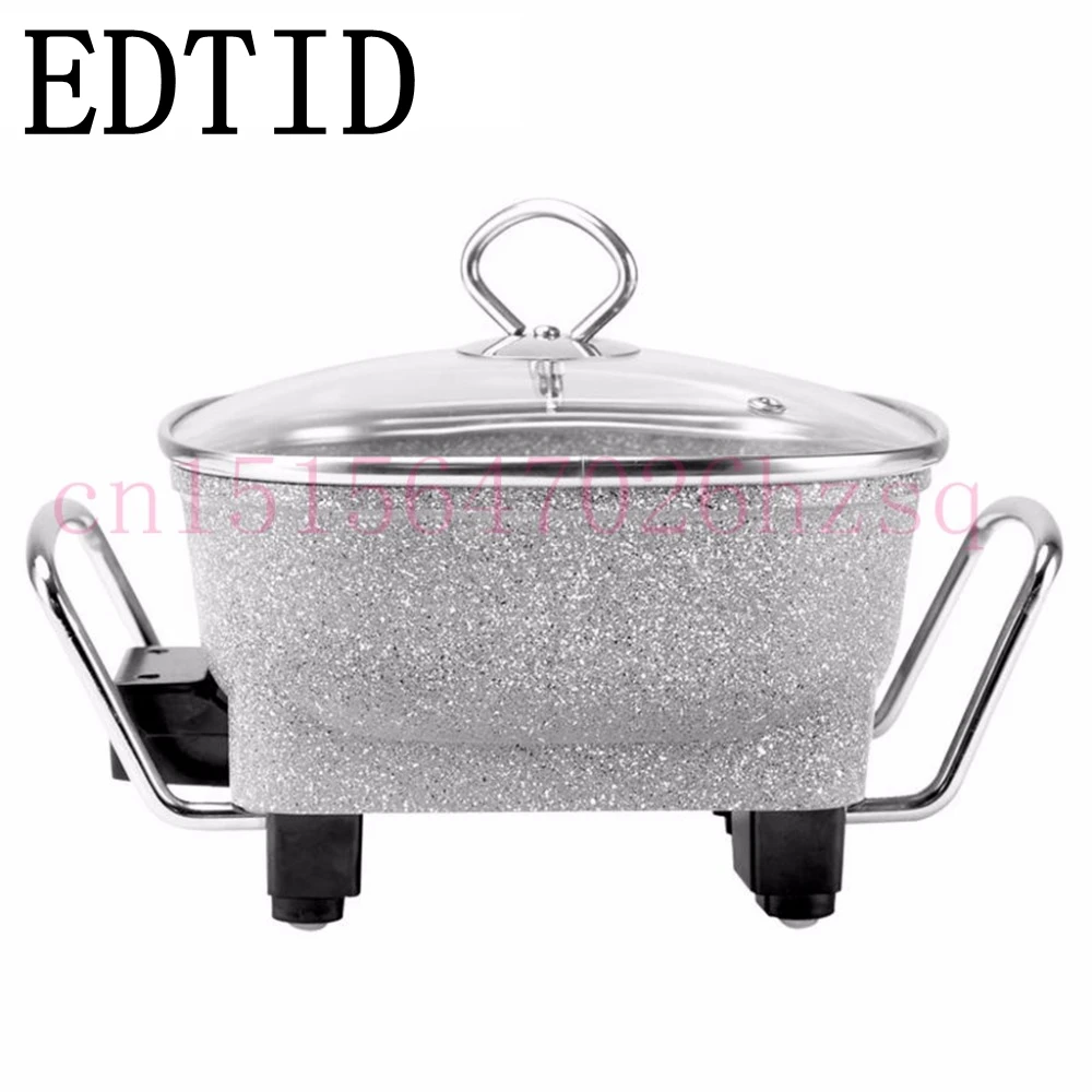 EDTID Multifunctional electric cooker mini heat pan students Hot pot