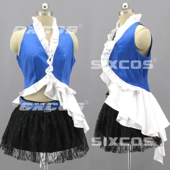 

Hot Game Anime Final Fantasy XIII YUNA Cosplay Costume Halloween Uniform Fashion Party Dress Custom Any Size NEW