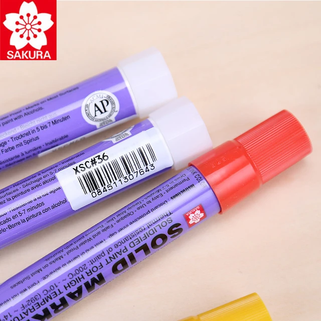 6 Pcs UNI Paint Markers PX-30 Industrial Pen Oily Permanent Water