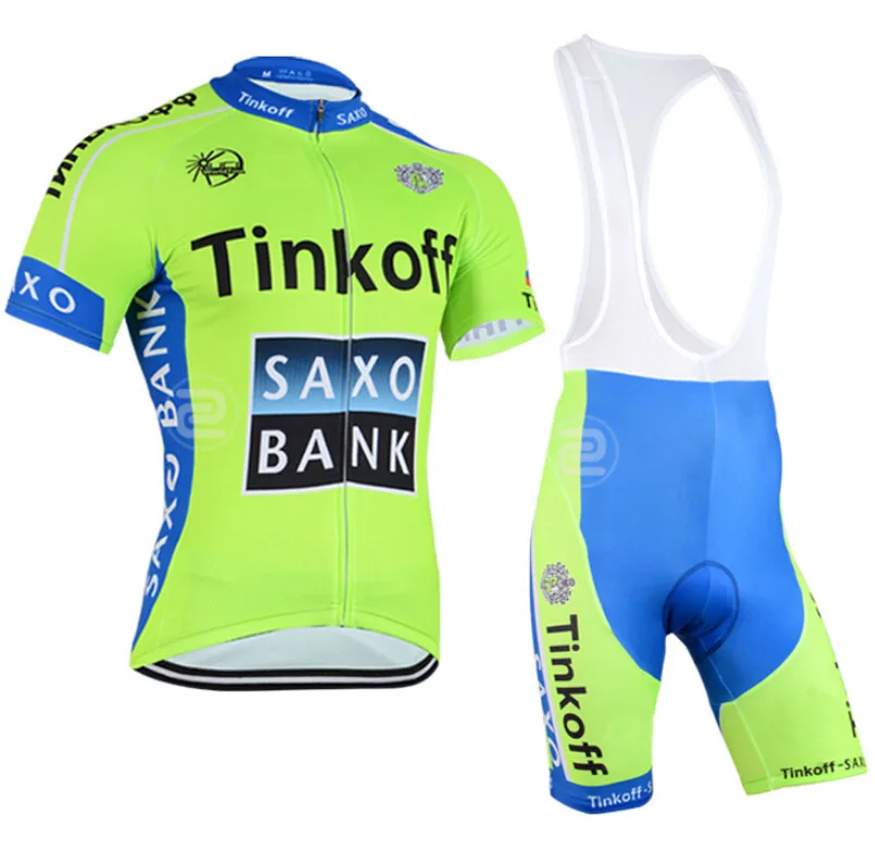 

Flour Green Saxo Bank Tinkoff Cycling Jersey Racing Bike Clothing Cycling Clothing Cycle Clothes Ropa Ciclismo Sportswear 2015