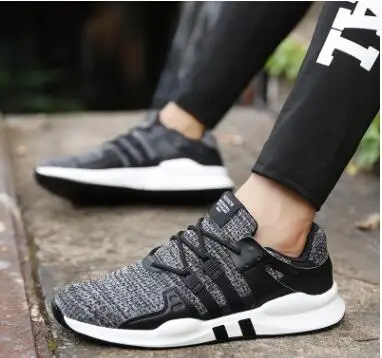 

2018 New fashion men's tide shoes autumn mesh sports shoes Breathable comfortable running shoes sneakers zapatos de mujer