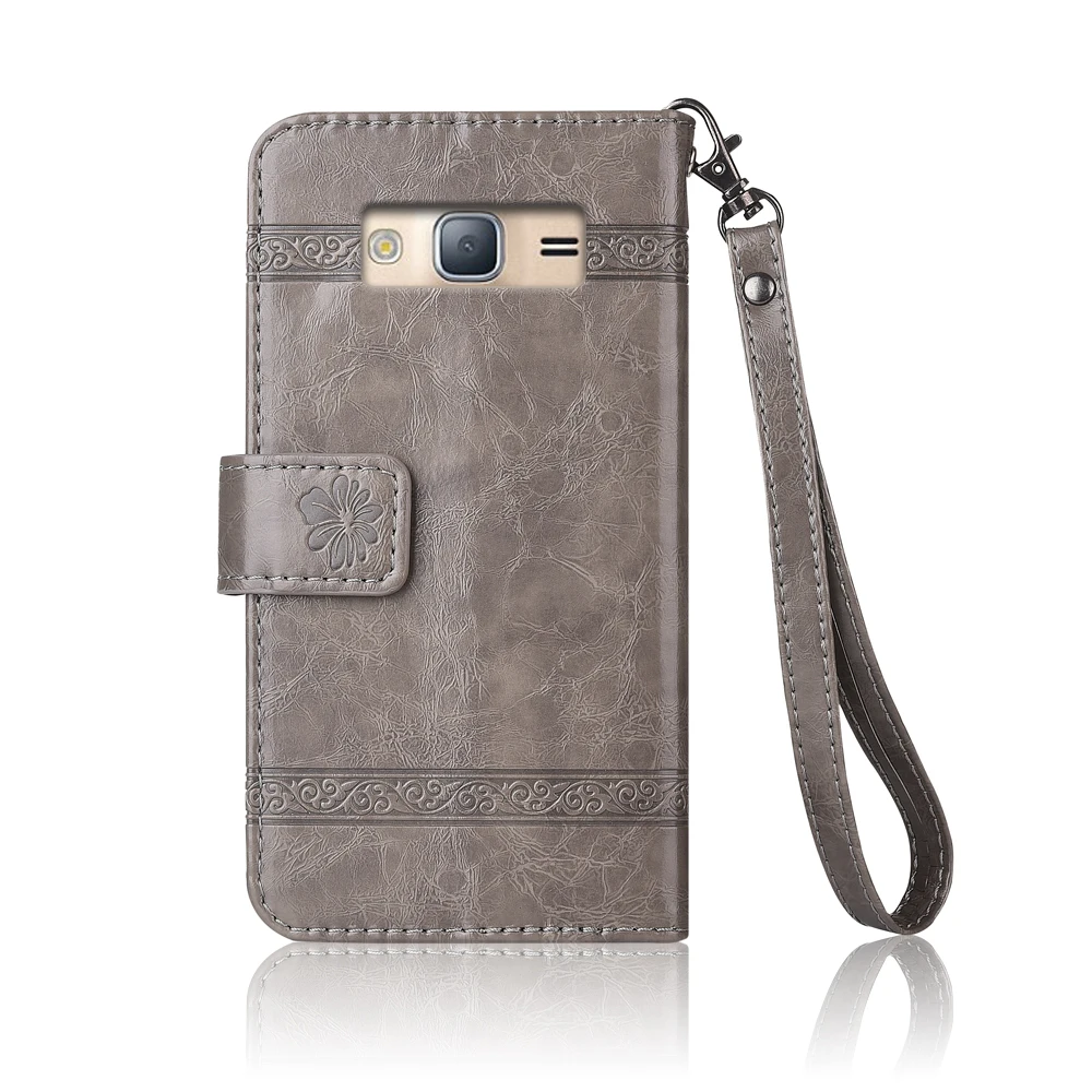 جلد الوجه حقيبة لهاتف سامسونج غالاكسي J3 2016 SM-J320F J320 J320F Fundas محفظة حالة TPU لسامسونج غالاكسي J3 J320 الهاتف حقيبة