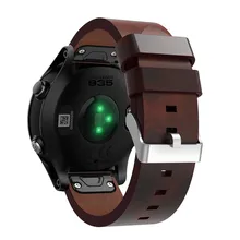 Хорошие продажи роскошный кожаный ремешок замена часы ремешок для Garmin Forerunner 935 oct.23