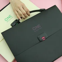 12 карманов А4 ПП Офис расширение файл папка держатель Органайзер сумка для хранения