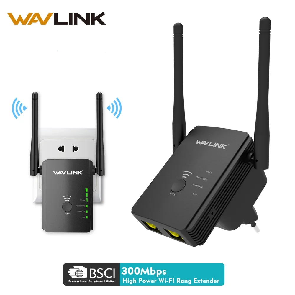 Wavlink N300 Oryginalny Bezprzewodowy Wifi Repeater 300 mbps Uniwersalny Zakres Router Bezprzewodowy Z 2 Anteny Routera AP Extender Tryb