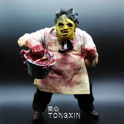 9 дюймов MEZCO муравьиная ткань Dezhou резня бензопилой Leatherface кукла модельный набор объемный подвижный