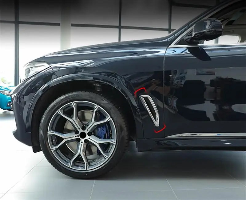 Автомобильный Стайлинг Авто Переднее боковое зеркало крышки вентиляционных отверстий отделка буферная декорация наклейки для BMW X5 G05 аксессуары для интерьера