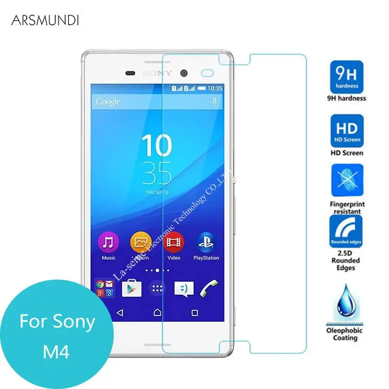 Экран протектор для Стекло Sony Xperia M4 aqua закаленное e2303 E2333 E2353 | Мобильные телефоны и