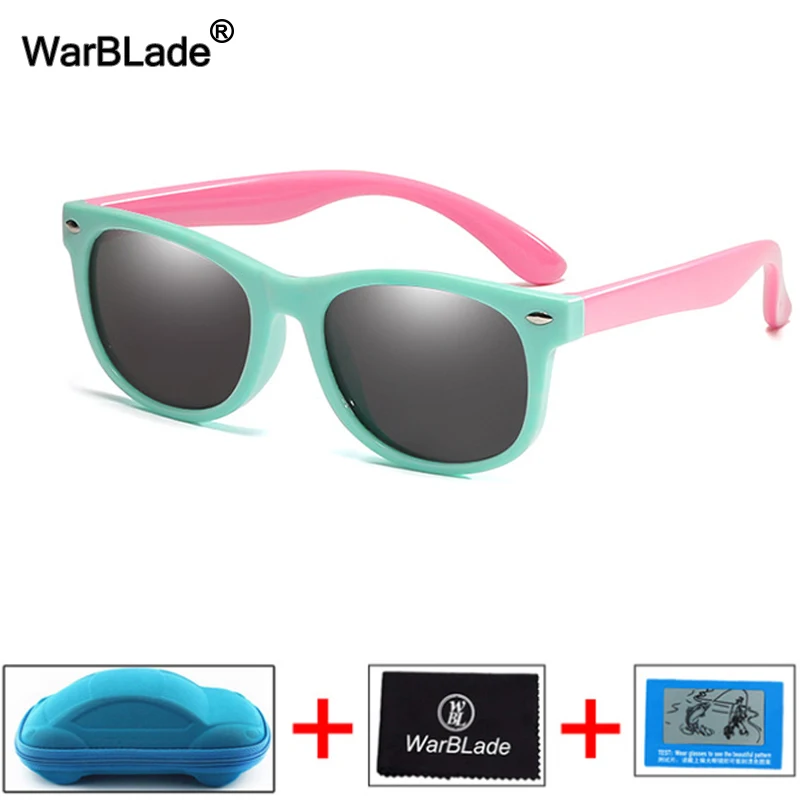

Kids Children Polarized Sunglasses Boys Girl Baby Unbreakable Silicone Safety Sun Glasses UV400 Eyewear Child Oculos with Boxes
